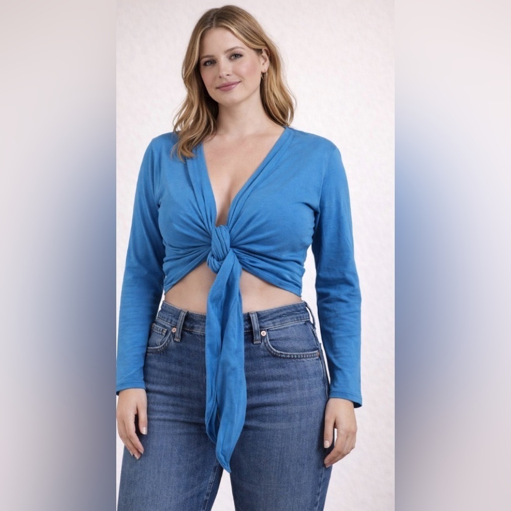 Mavi Jeans Tie up crop top